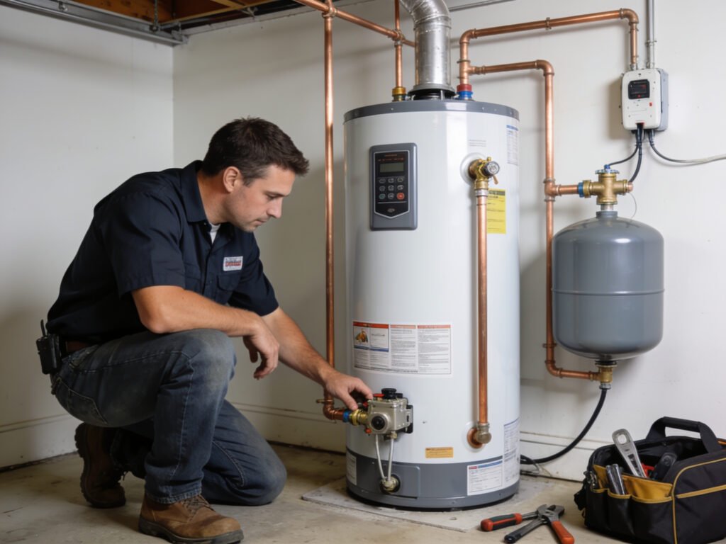 Electric water heater replacement